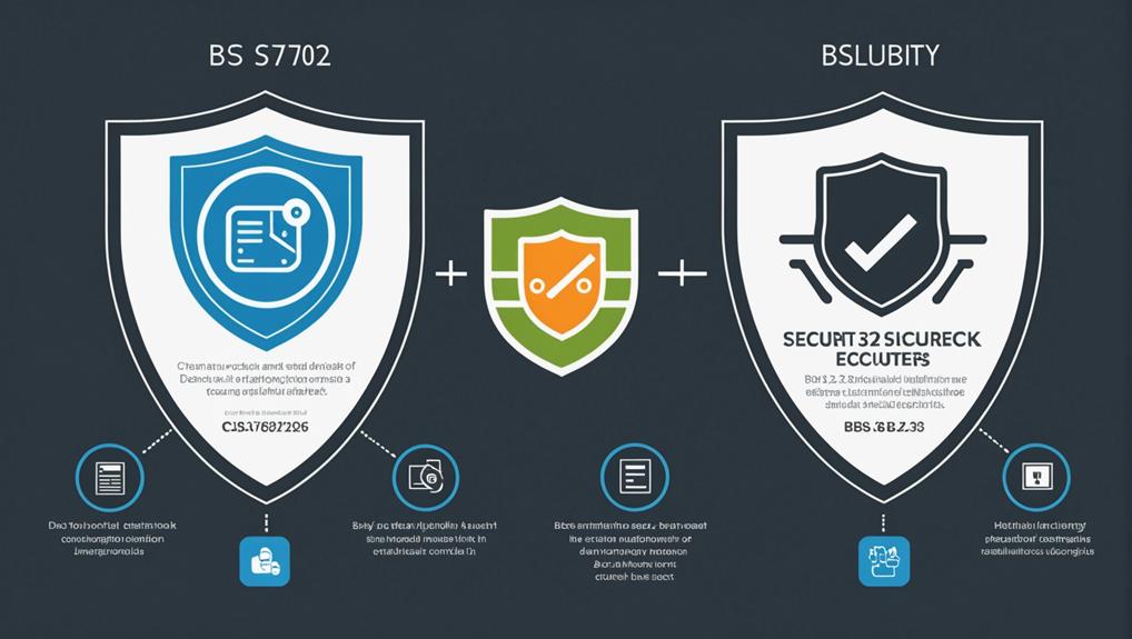 bs7858 updates comparison