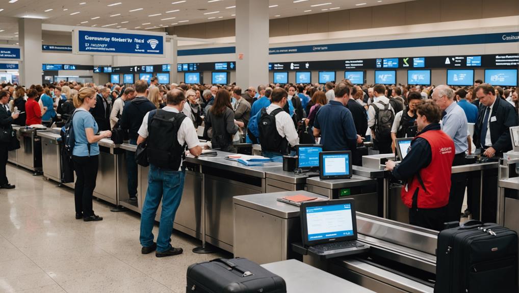 security check complications arise